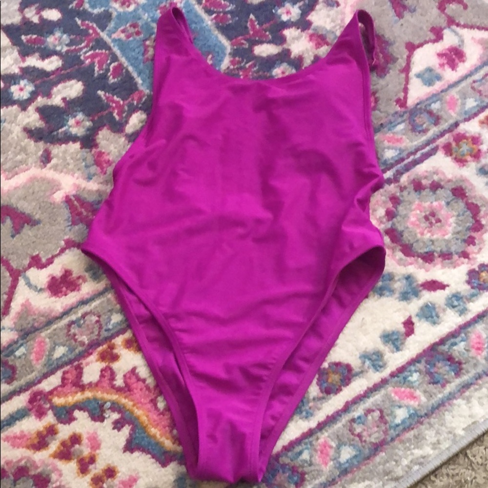 Magenta Bathing Suit